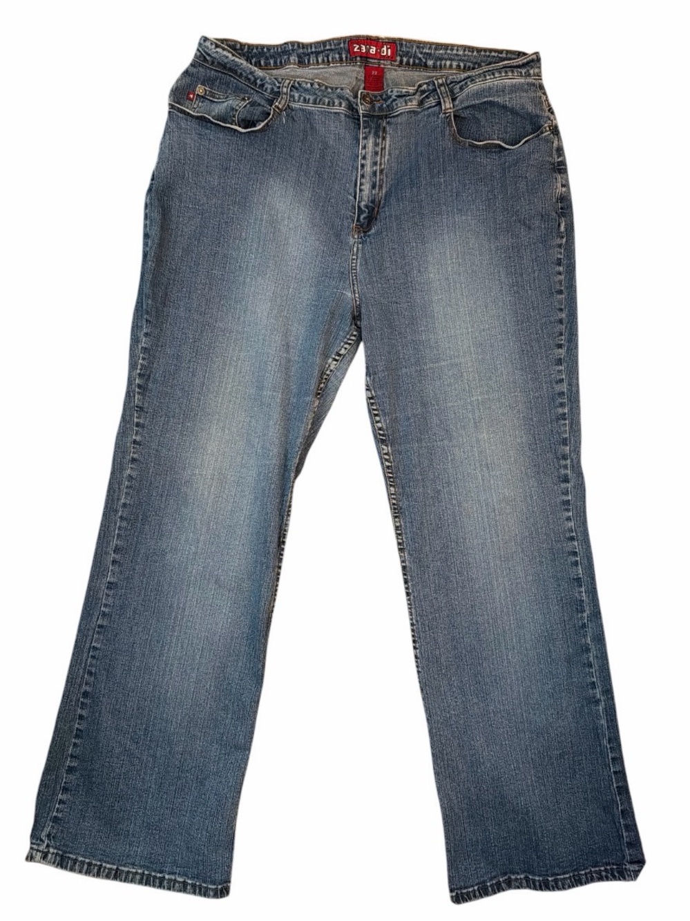 Zana Di Women's Light Blue Straight Leg Jeans